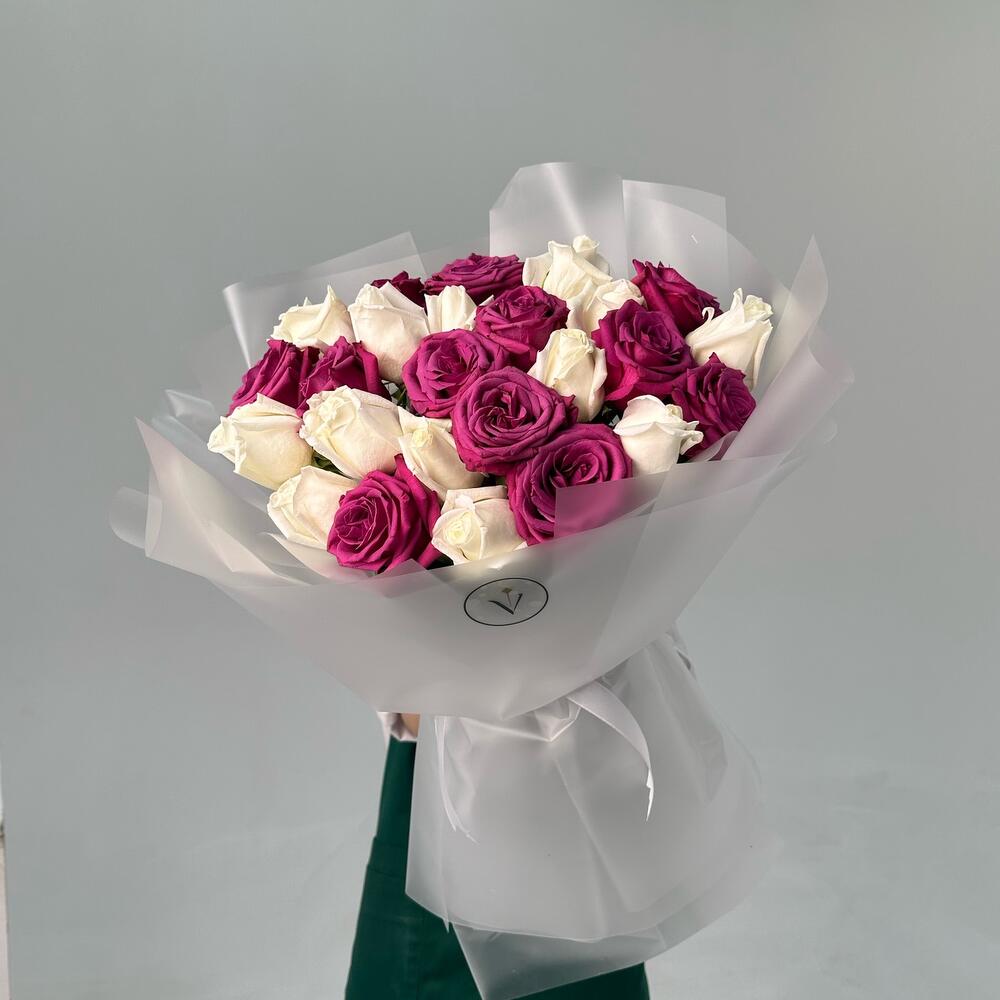 Голландские 25 роз